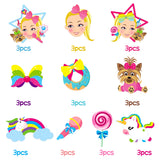 PANTIDE 30Ct JoJo Hanging Swirls Decorations - Rainbow JoJo Bow Unicorn Glitter Foil Whirls Ceiling Swirls Streamers Party Decoration Supplies for Kids JoJo Themed Birthday Baby Shower