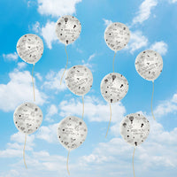 PANTIDE 37Pcs Memorial Balloons Set White Remembrance Funeral Celebration of Life Biodegradable Latex Balloons with Ribbon Miss You Forever Love You Always We Will Never Forget You Balloons Decorations