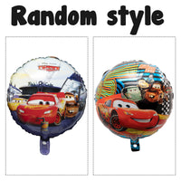 PANTIDE 10 Packs Race Car Foil Balloons, Double-Sided Racing Car Checkered Balloons Party Favors Decorations Supplies for Kids Boys Birthday Party Baby Shower, Let’s Go Racing Birthday Celebration Set