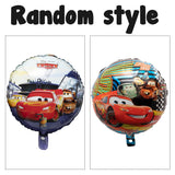 PANTIDE 10 Packs Race Car Foil Balloons, Double-Sided Racing Car Checkered Balloons Party Favors Decorations Supplies for Kids Boys Birthday Party Baby Shower, Let’s Go Racing Birthday Celebration Set